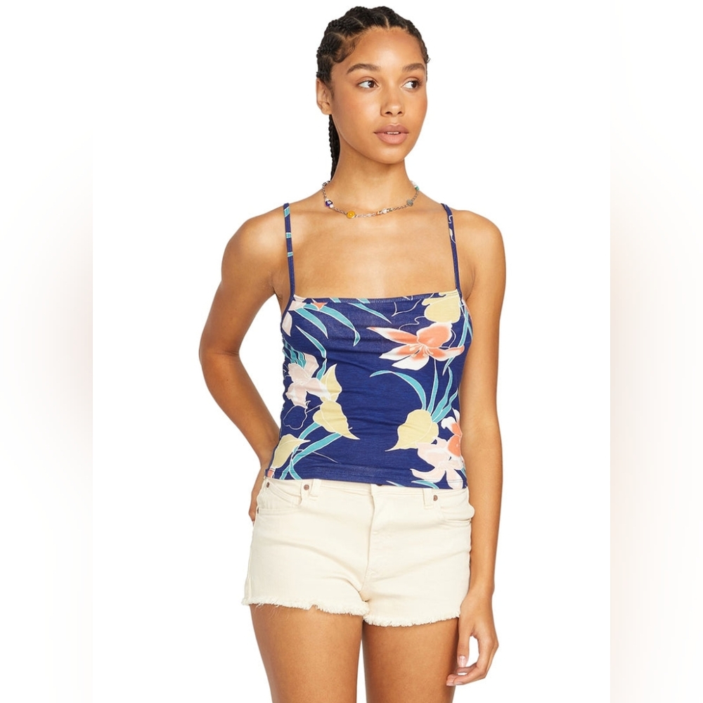 NWOT‎ Volcom Cabananana Camisole in Navy Size XS